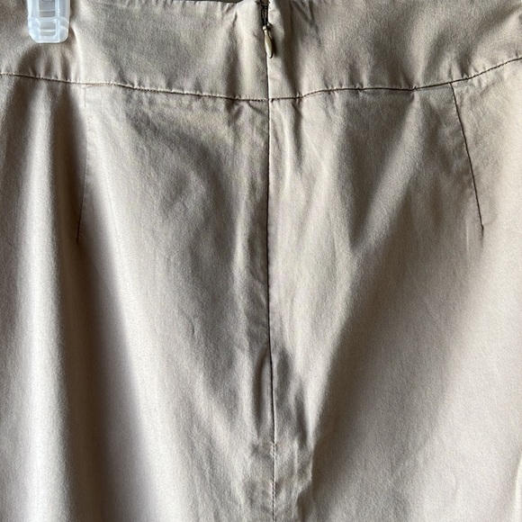 MICHAEL MICHAEL KORS Tan Faux Wrap Waist Pencil Skirt Size 10 - Picture 8 of 12